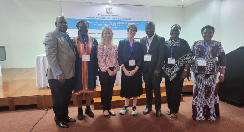 Photo de groupe des rédacteurs en chef du Bulletin de Santé Publique de Côte d’Ivoire et du Burkina Faso