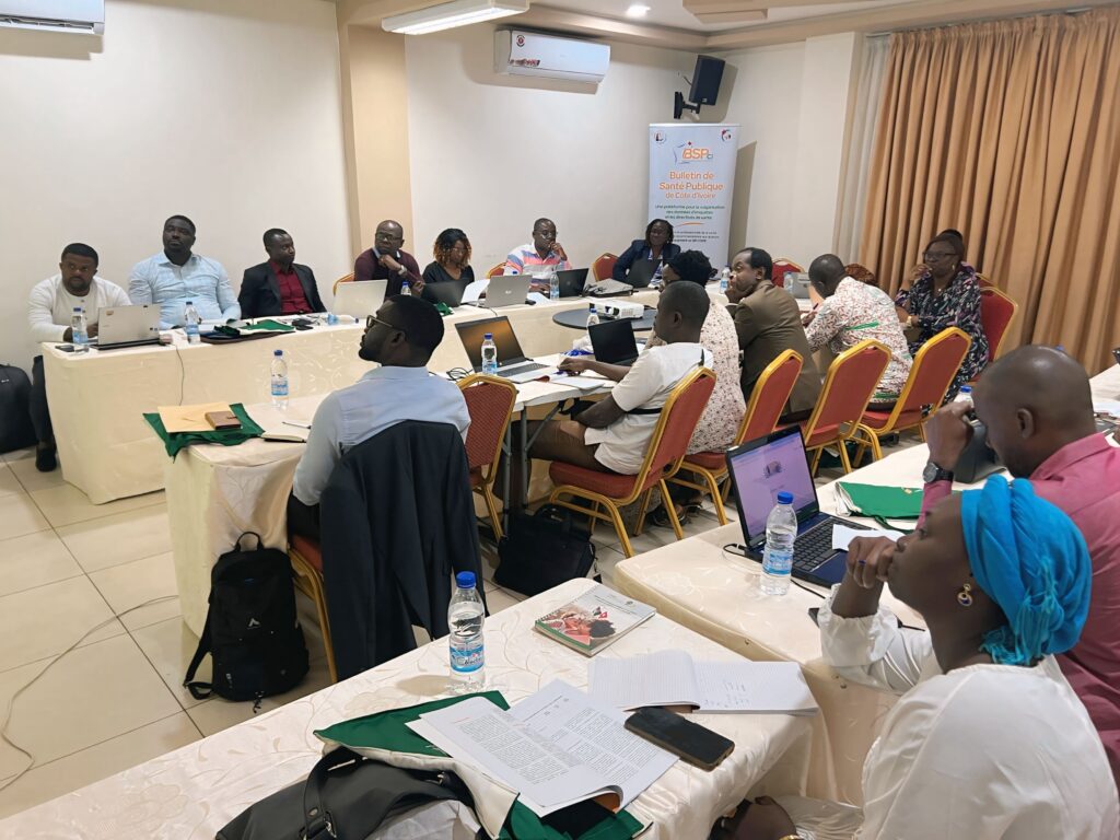 L'Institut National de Santé Publique de Côte d'Ivoire (INSP) organise du 10 au 15 mars 2025 à Grand-Bassam avec l'appui financier de Bloomberg Philanthropies à travers le Global Grant Programme, un atelier de formation à la rédaction d'articles pour le Bulletin de Santé Publique de Côte d'Ivoire (BSP-CI).